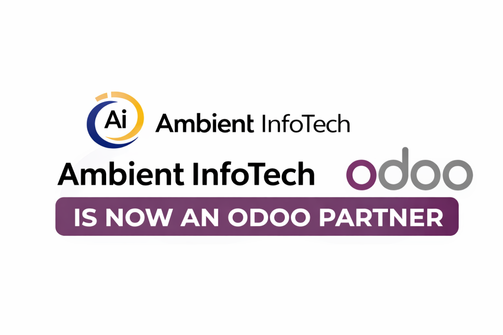 Ambient Infotech joins the Odoo partner network to deliver ERP and automation solutions