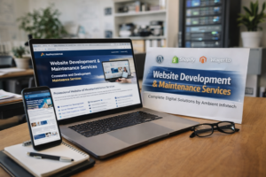 Website development and ongoing digital solutions for business growth by Ambient Infotech