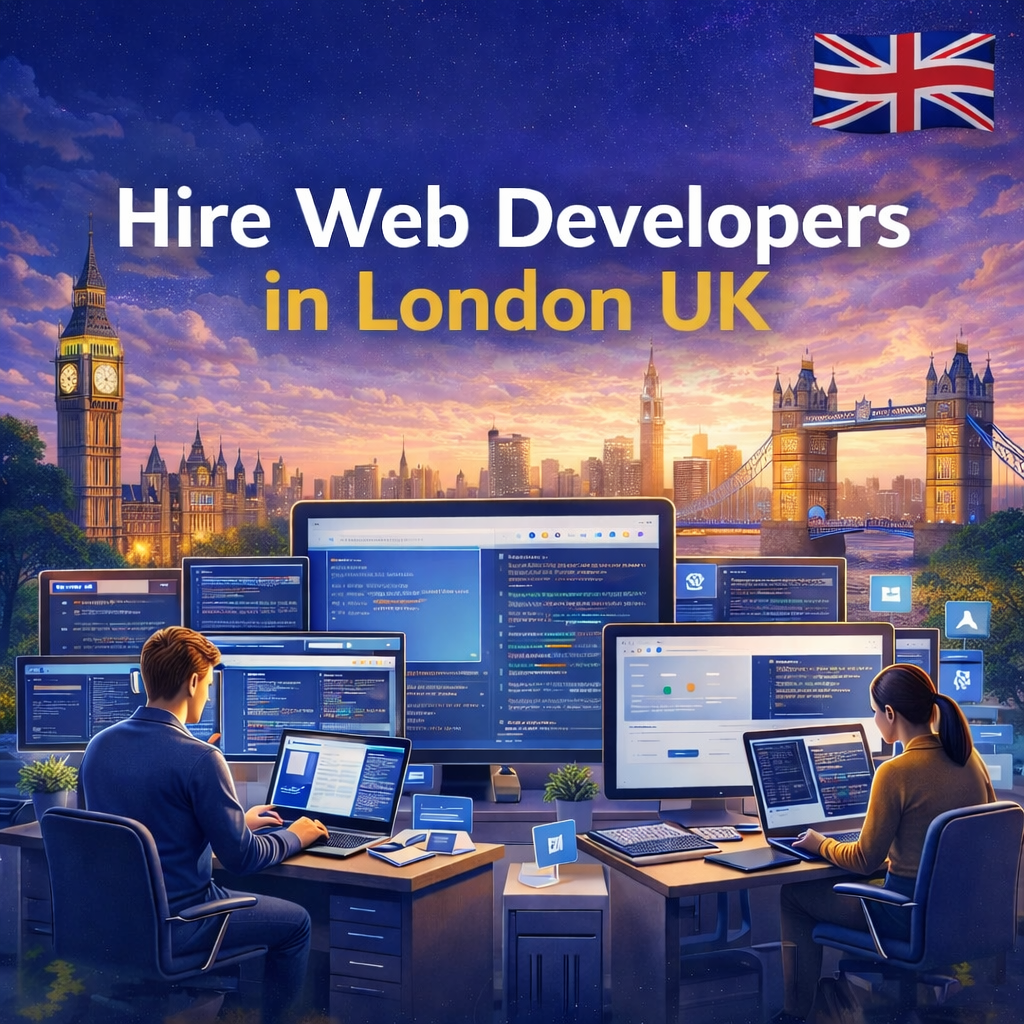 Hire web developers in London UK for professional website development