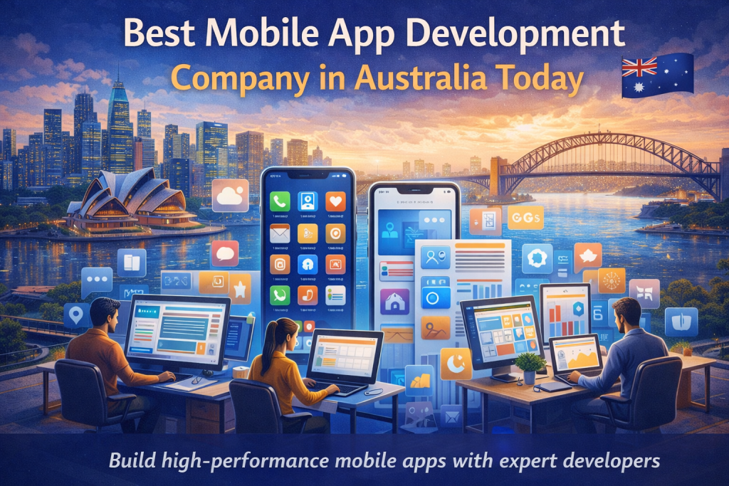 mobile app development company in Australia building scalable apps