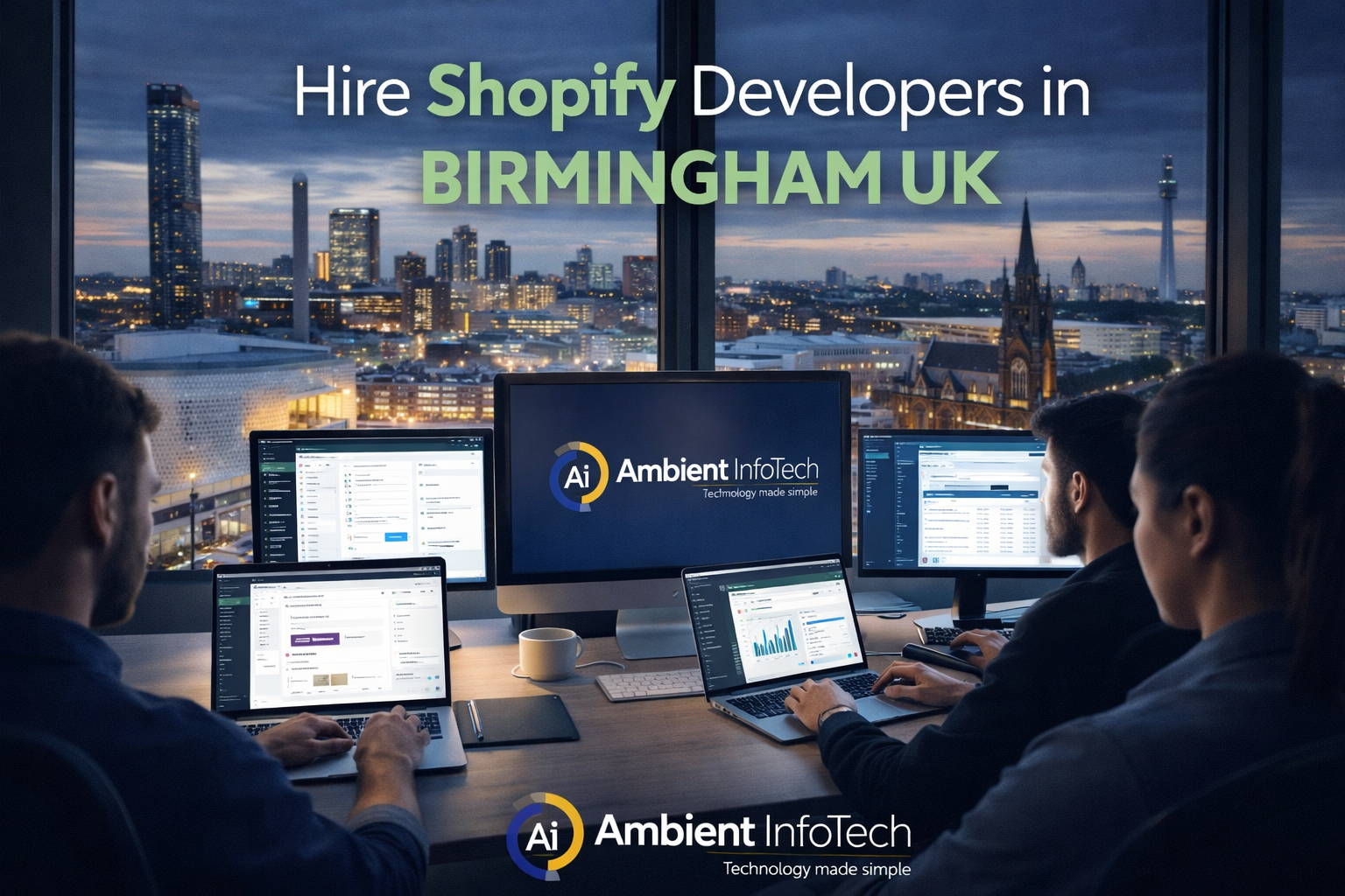 Hire Shopify developers in Birmingham UK for eCommerce development