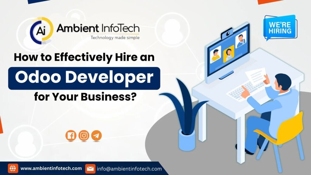 Odoo service provider in Jaipur for ERP solutions