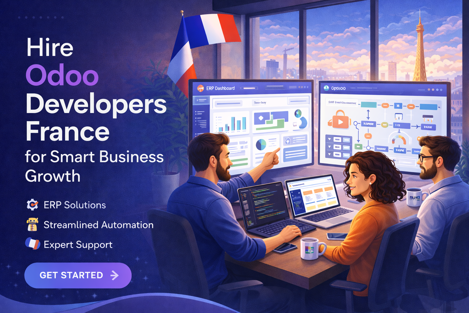 Hire Odoo Developers France for Smart Business Growth 3 Hire Odoo Developers France for ERP solutions