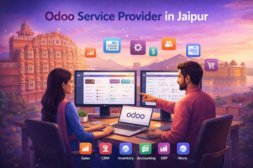 Odoo service provider in Jaipur for ERP solutions