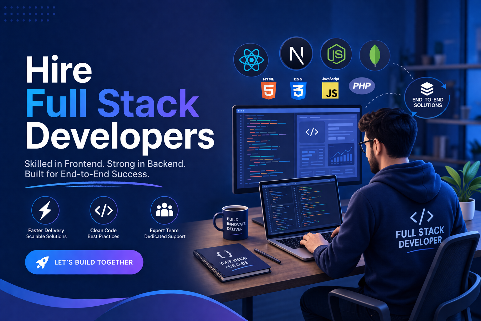 Hire Full Stack Developers UK for Scalable Web Apps 9 Hire full stack developers UK for scalable web application development