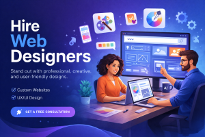 Hire web designers UK for modern website design