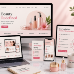 cosmetic business website development France