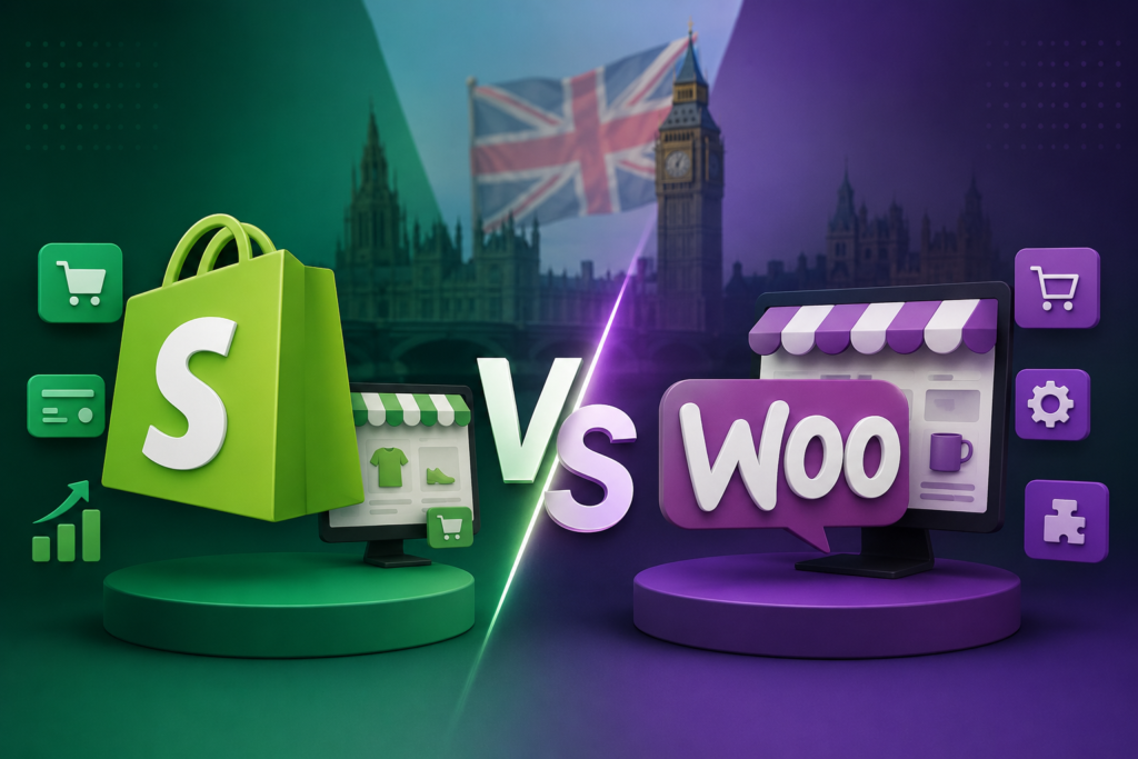 best ecommerce platform UK comparison chart