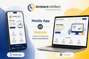 mobile app vs website comparison for businesses