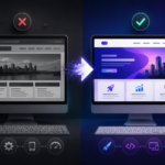 website redesign vs new website comparison UK