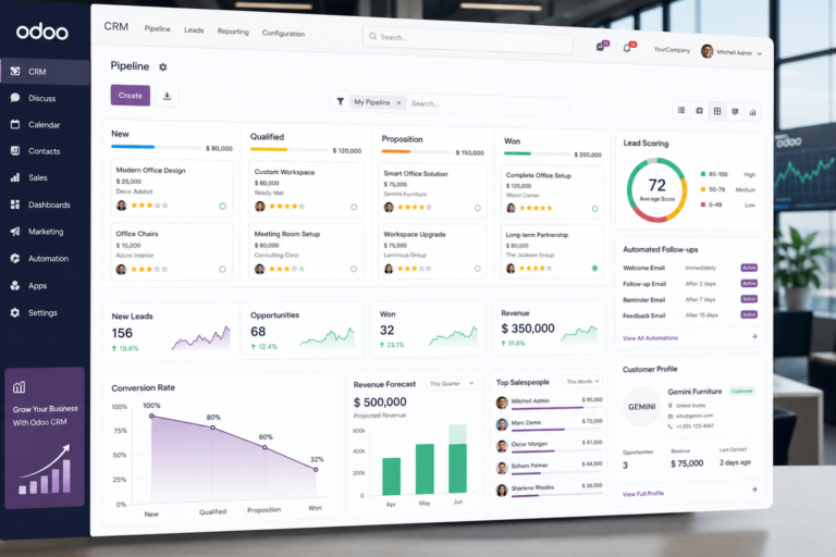 How Odoo CRM Improves Lead Conversion Rate for Businesses