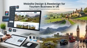 Modern tourism website design and redesign helping UK travel businesses improve online visitor experience