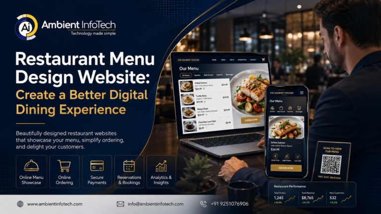 Restaurant Menu Design Website: Why Your Digital Menu Matters