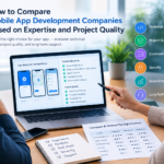 Compare mobile app development companies based on technical expertise and project quality