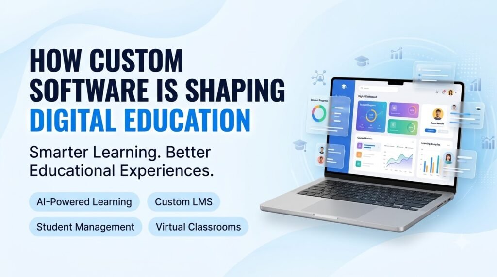 Custom software development shaping the future of digital education