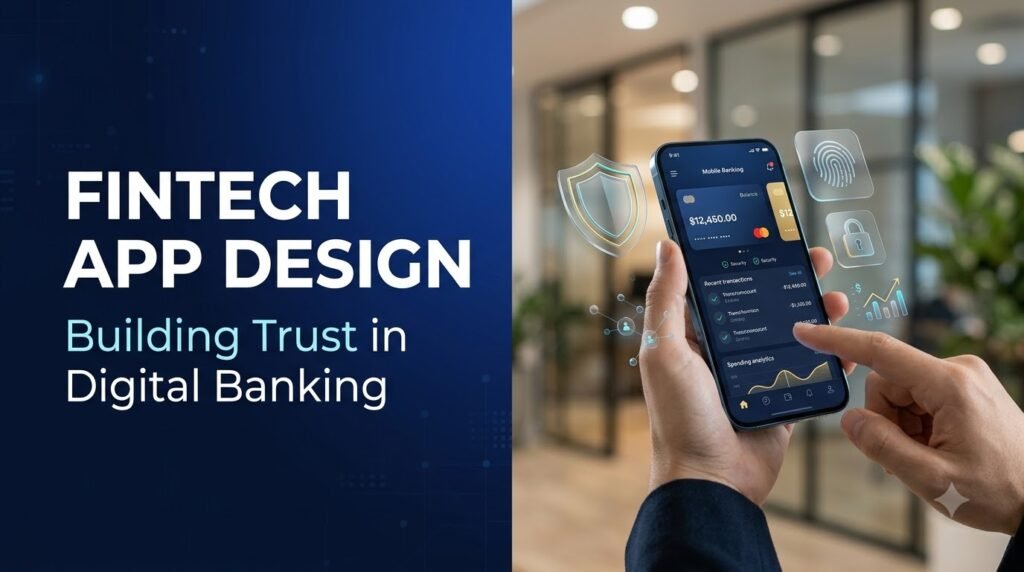 Fintech app design for secure and user-friendly digital banking experiences