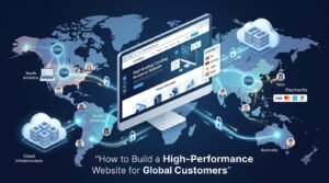 High-performance website delivering fast experiences to customers worldwide